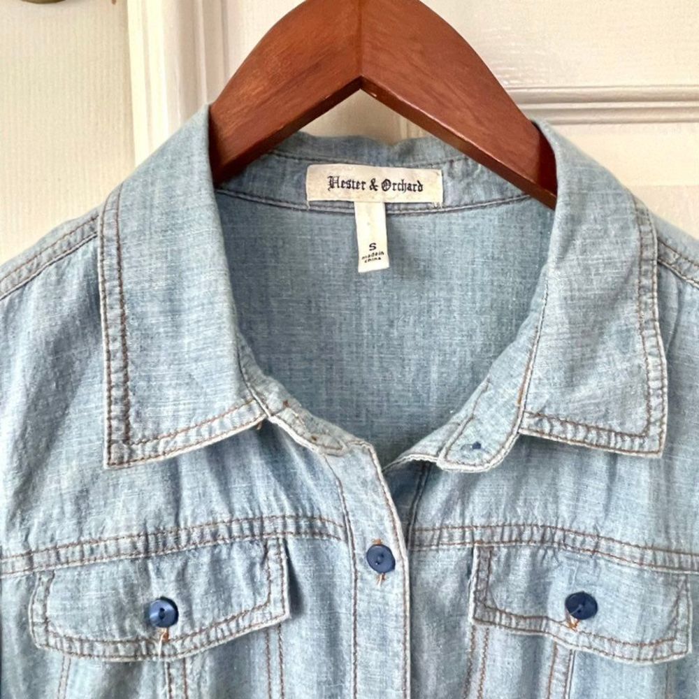 Hester and Orchard denim button down shirt - Picture 11 of 11